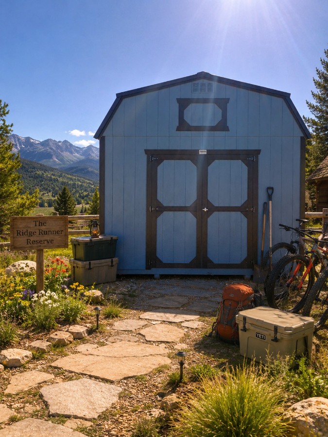 'The Ridge Runner Reserve' 12x24 Lofted Barn Shed